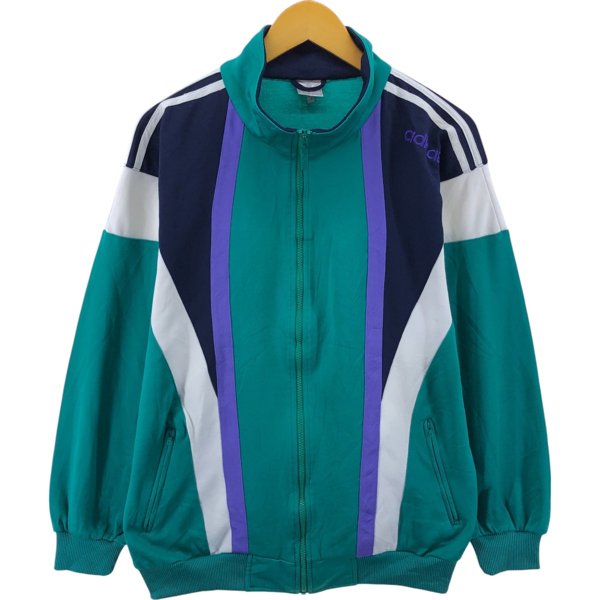 古着 80年代 アディダス adidas ジャージ トラックジャケット メンズXL相当 ヴィンテージ/eaa401929