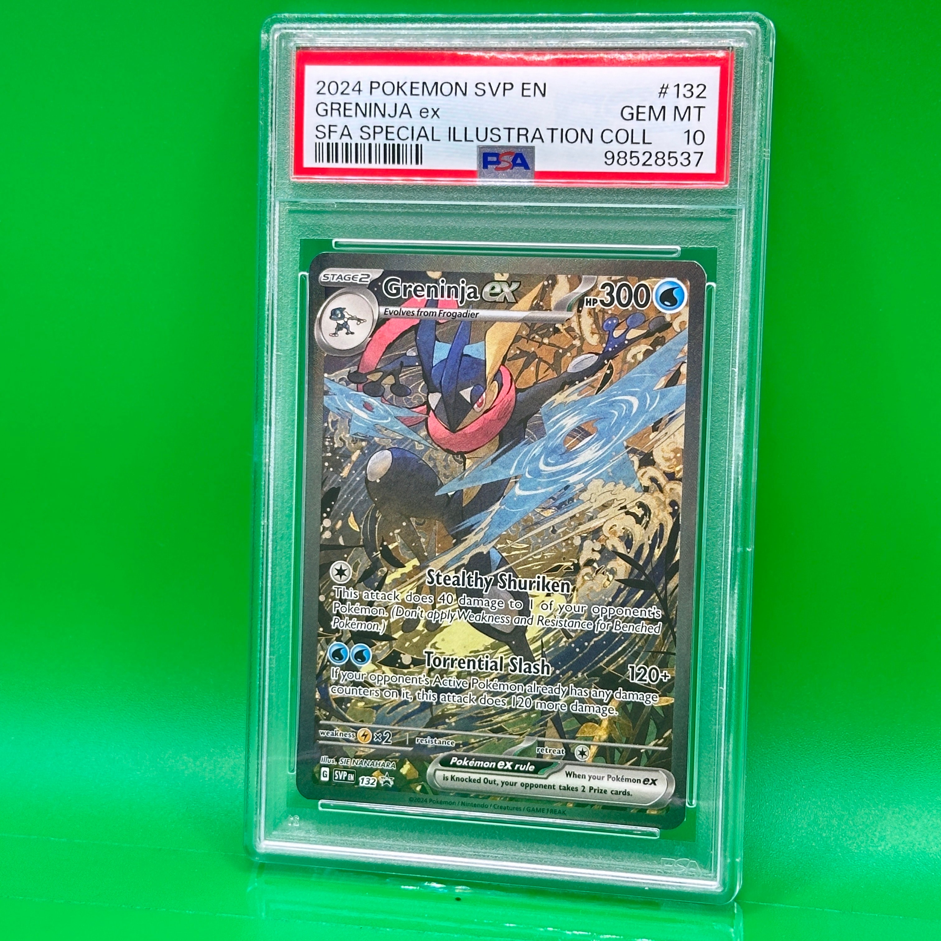 ゲッコウガex P [SVP EN 132]【英語版】(スカーレット&バイオレット「シュラウデッドフェイブル ゲッコウガex スペシャルイラストレーション コレクション」)
