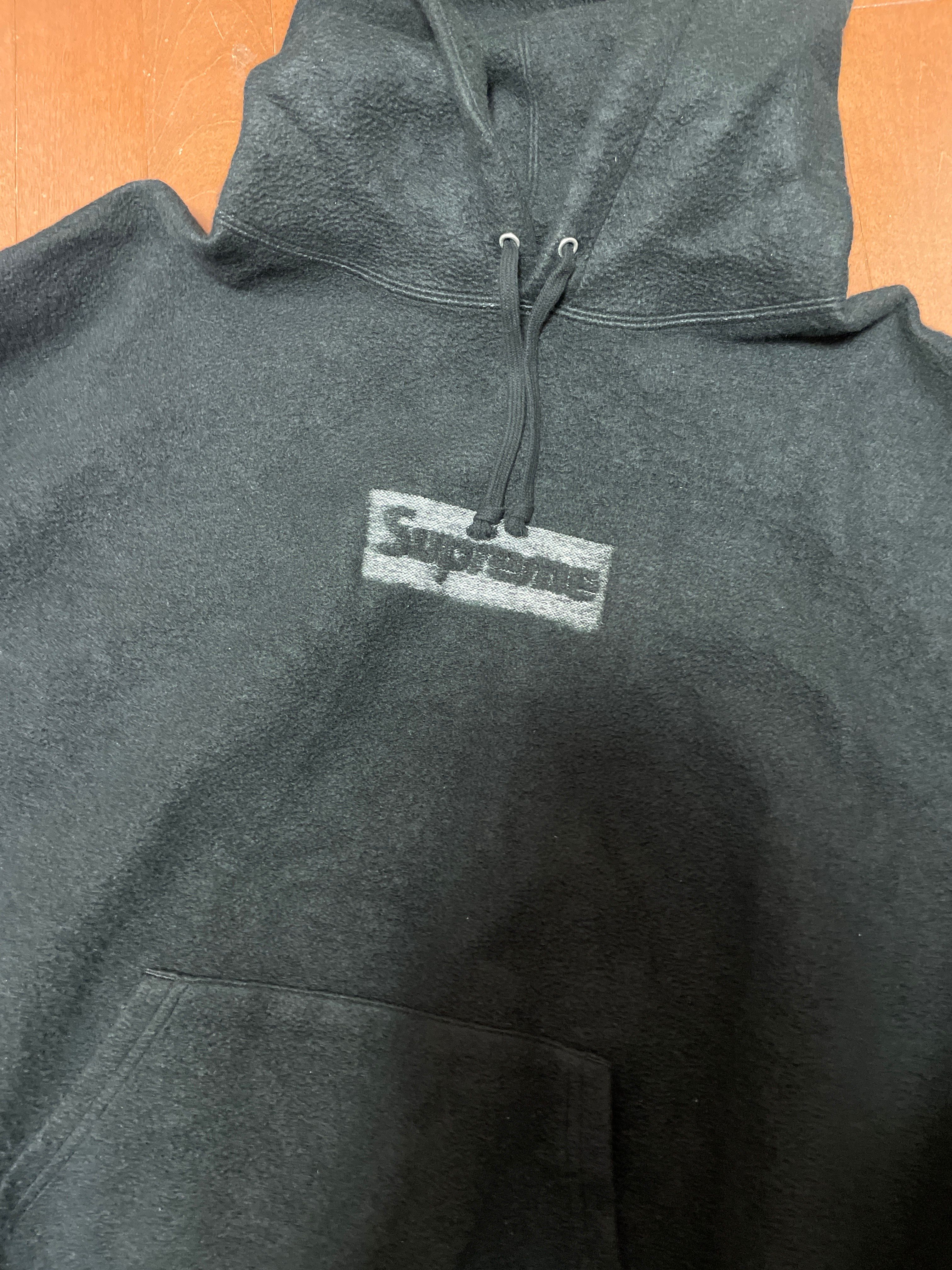 Supreme Inside Out Box Logo Hooded Sweatshirt "Black"