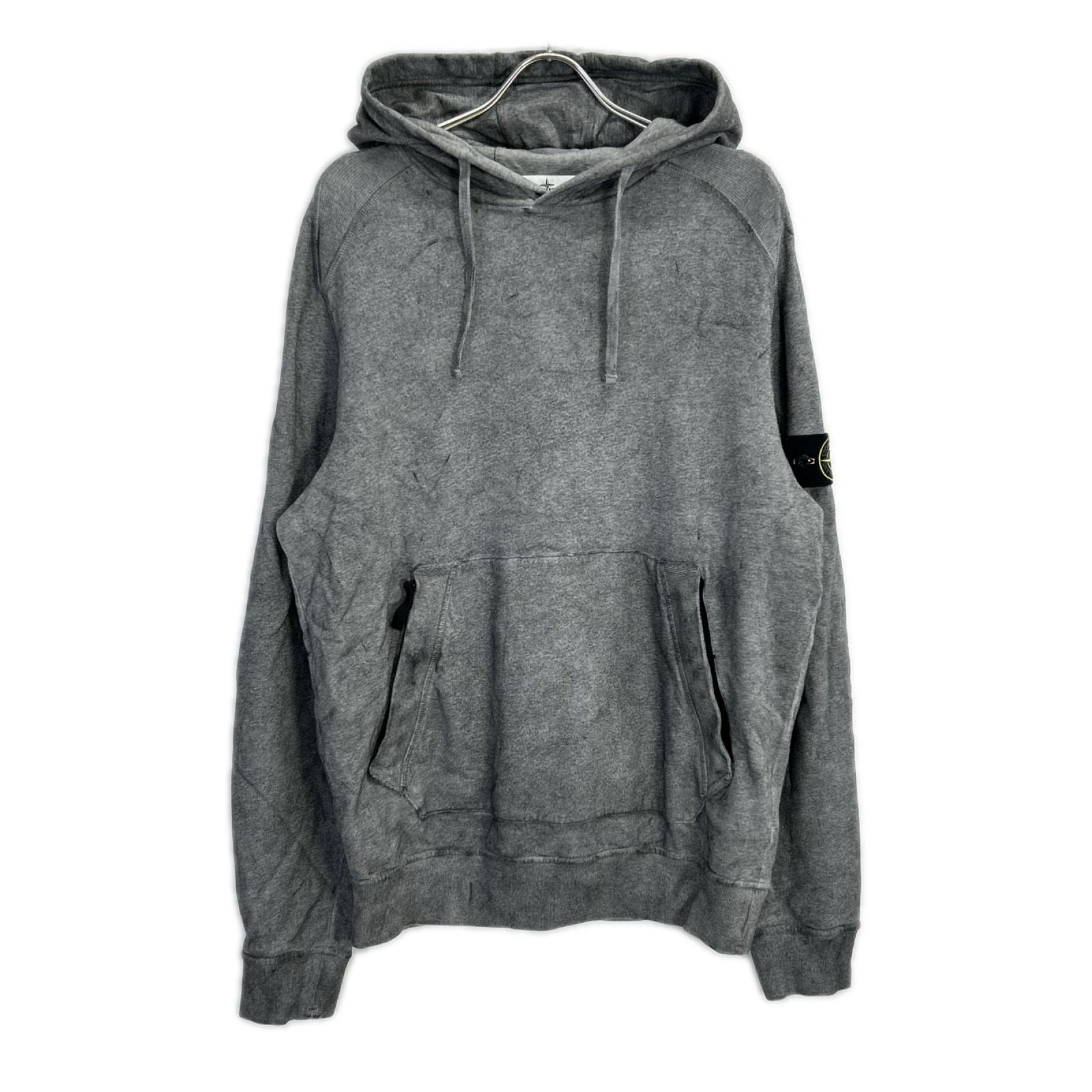 ストーンアイランド 731562090 グレー  Dust Colour Treatment Hoodie L