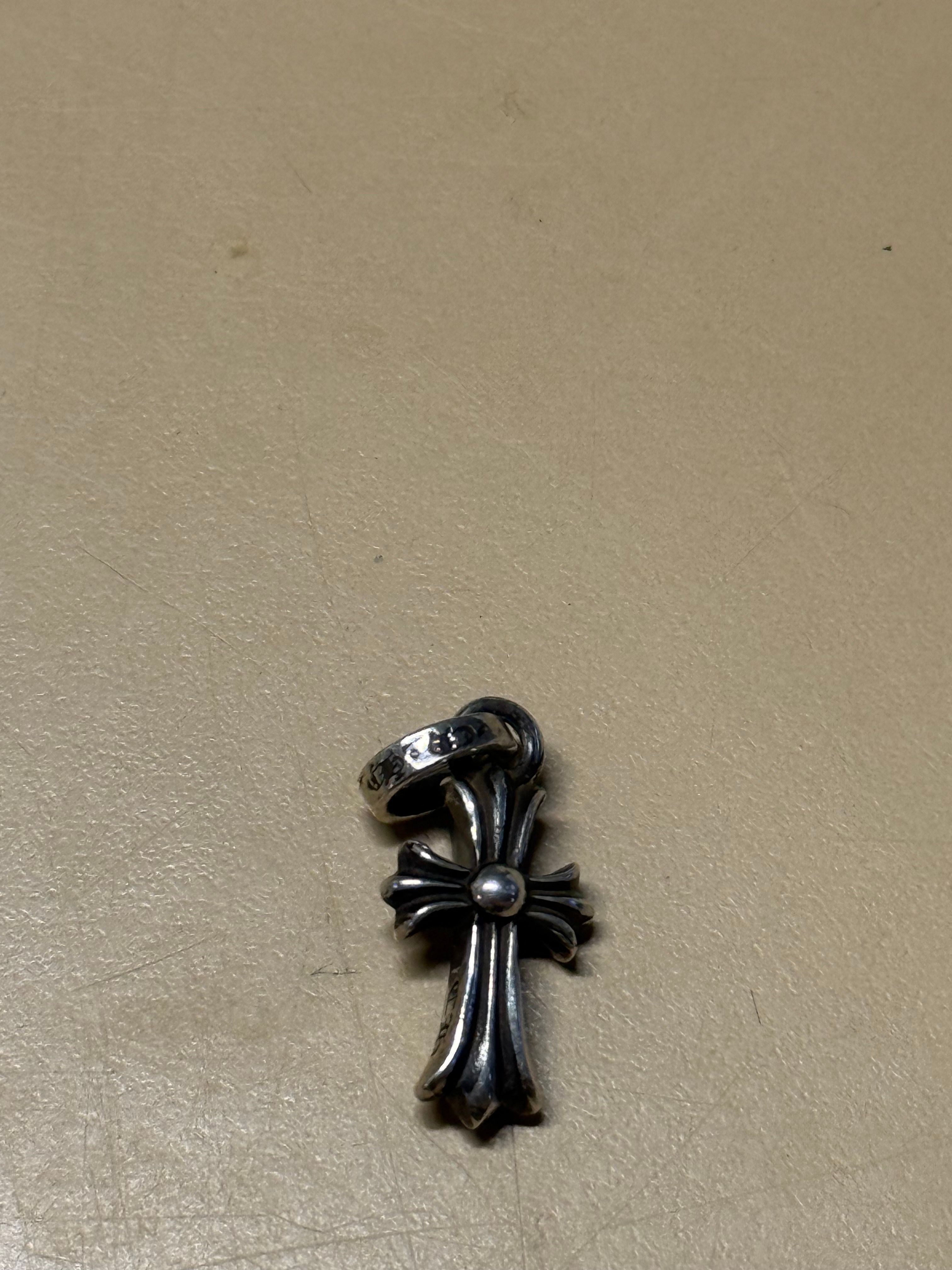 Chrome Hearts CH Cross Baby Fat Charm "Silver"