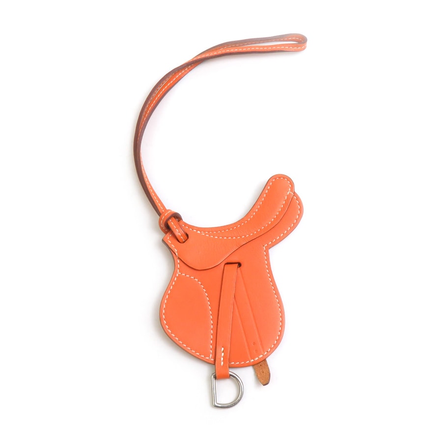 エルメス HERMES チャーム パドック セル ヴォースイフト オレンジ ユニセックス【中古】 h32593a