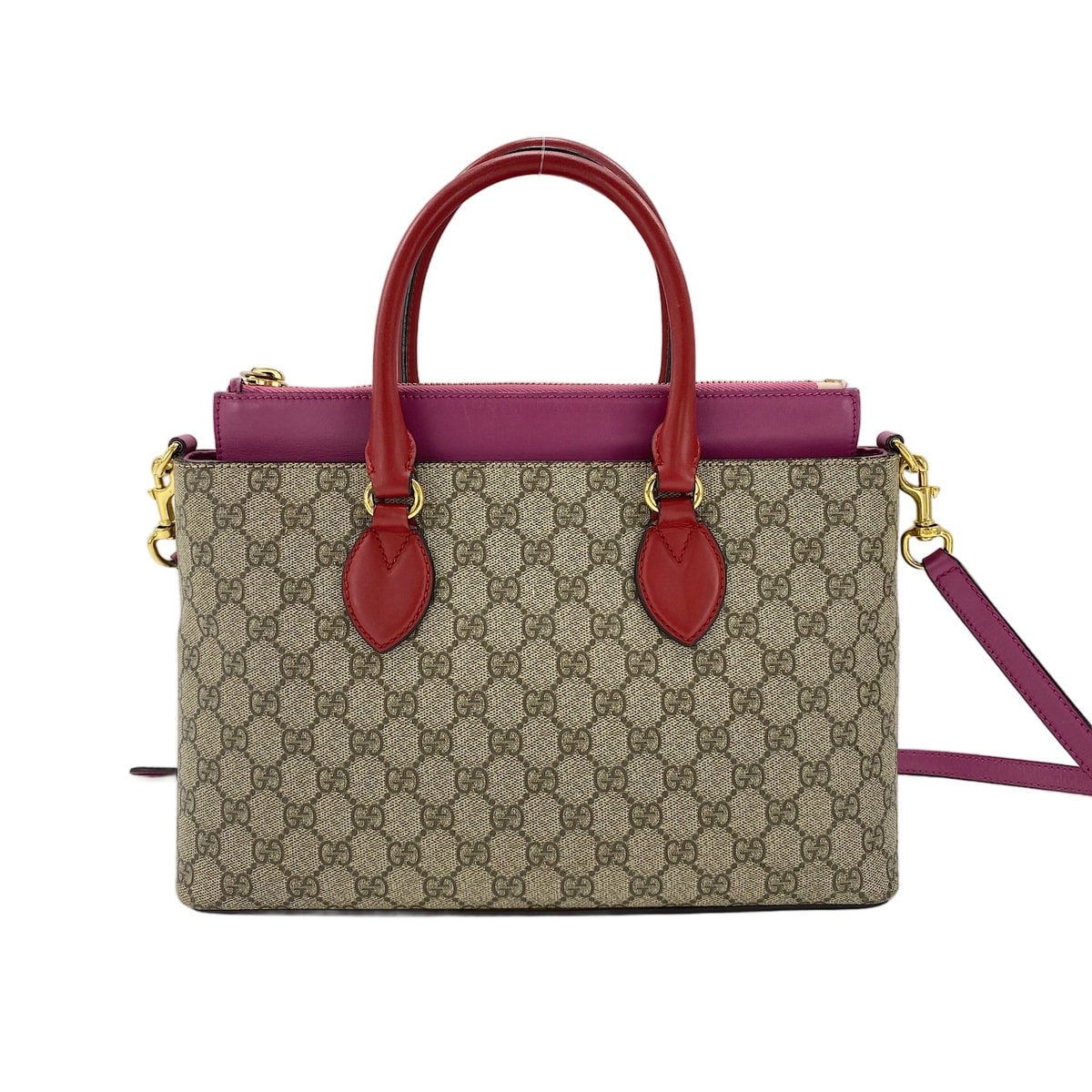 グッチ GUCCI GGスプリーム 2WAY ハンドバッグ【中古】
