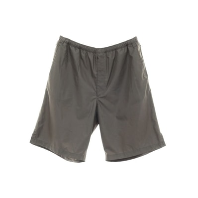 【中古】ビームス BEAMS the A COOL DOTS ポリエステル ショートパンツ ウォームグレー【サイズL】【メンズ】