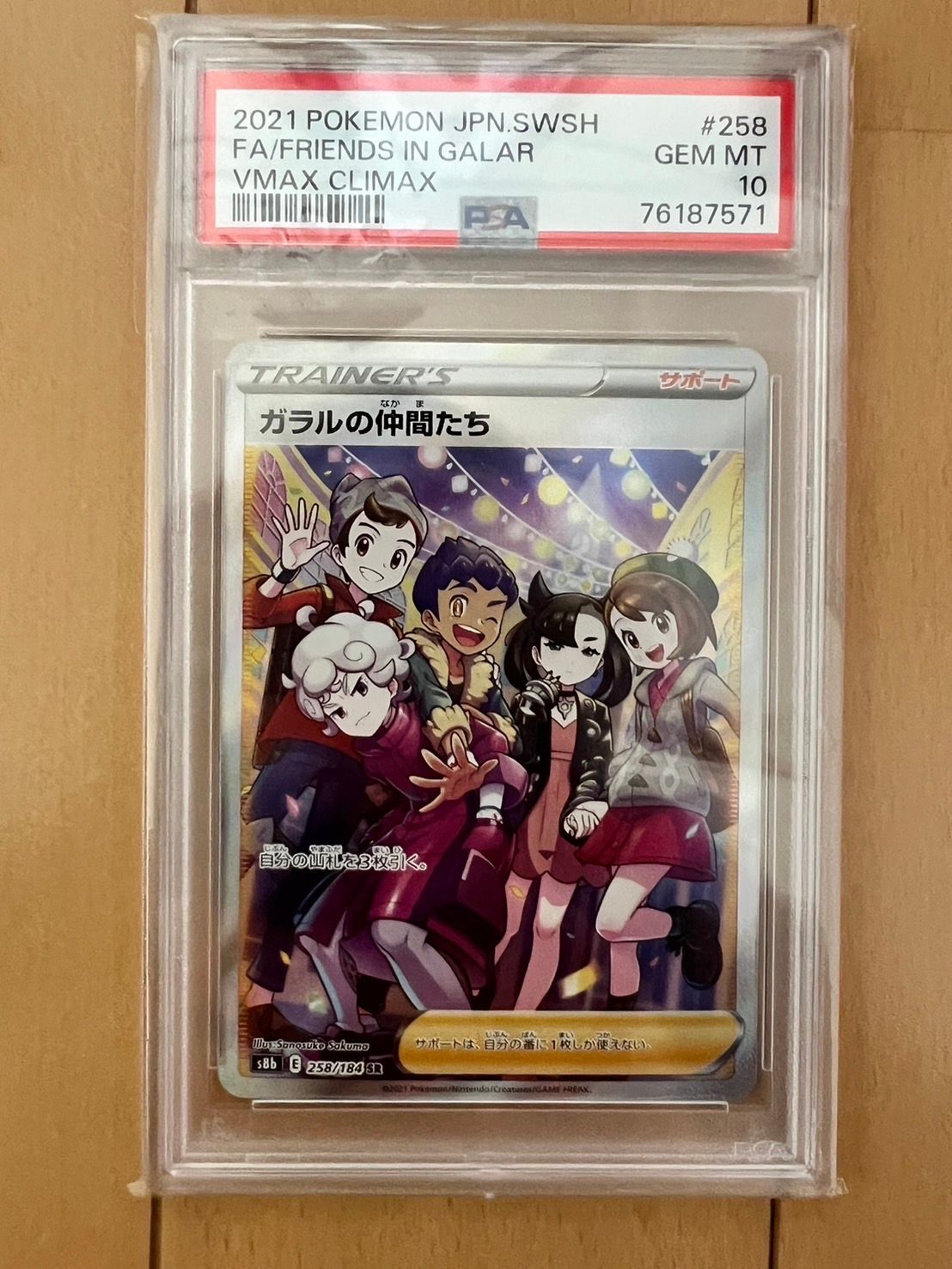ガラルの仲間たち SR[S8b 258/184](ハイクラスパック「VMAXクライマックス」)