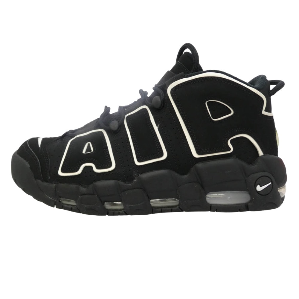 NIKE ナイキ 414962-002 Air More Uptempo Black White 2020 エア モア アップテンポ ブラック ホワイト ハイカットスニーカー ブラック系 27.5cm【極上美品】【中古】