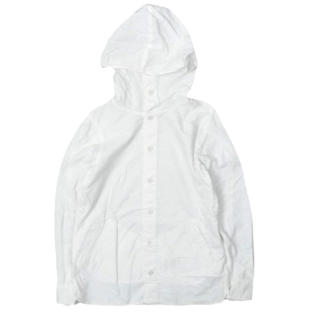 BEAMS BOY ビームスボーイ 日本製 フーデッドシャツパーカー 13-23-0076-286 Free WHITE 長袖 ジャケット トップス g13182