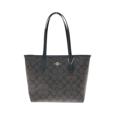 COACH コーチ レディース トートバッグ シグネチャー ミニシティトート CN733 ブラウン