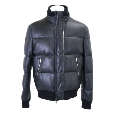 エルメス 美品 ラムスキン ダウンジャケット 50