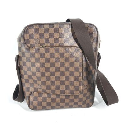 ルイヴィトン LOUIS VUITTON オラフMM N41441 ダミエ カバン ポシェット 斜め掛け ショルダーバッグ ダミエキャンバス エベヌ ブラウン