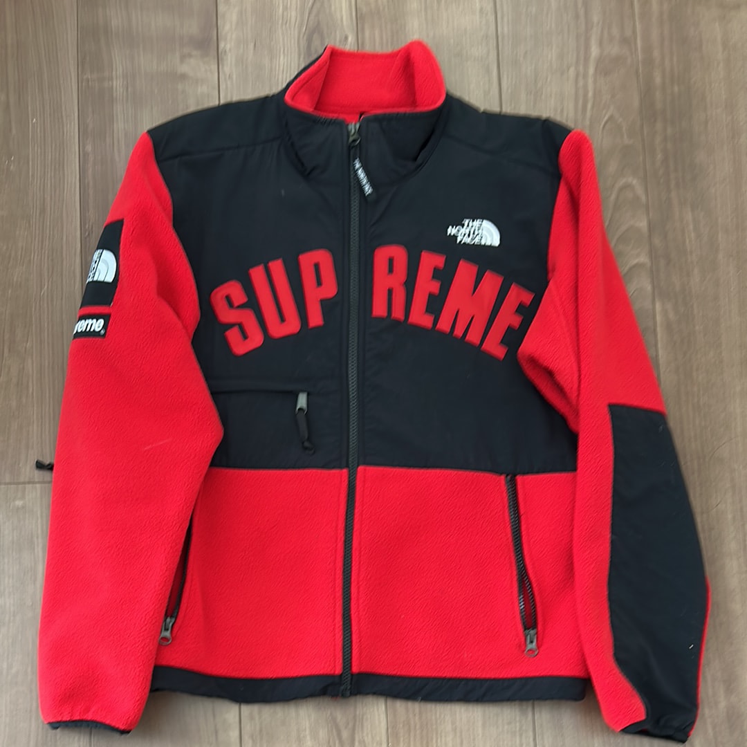 Supreme x The North Face Arc Logo Denali Fleece Jacket "Red"
