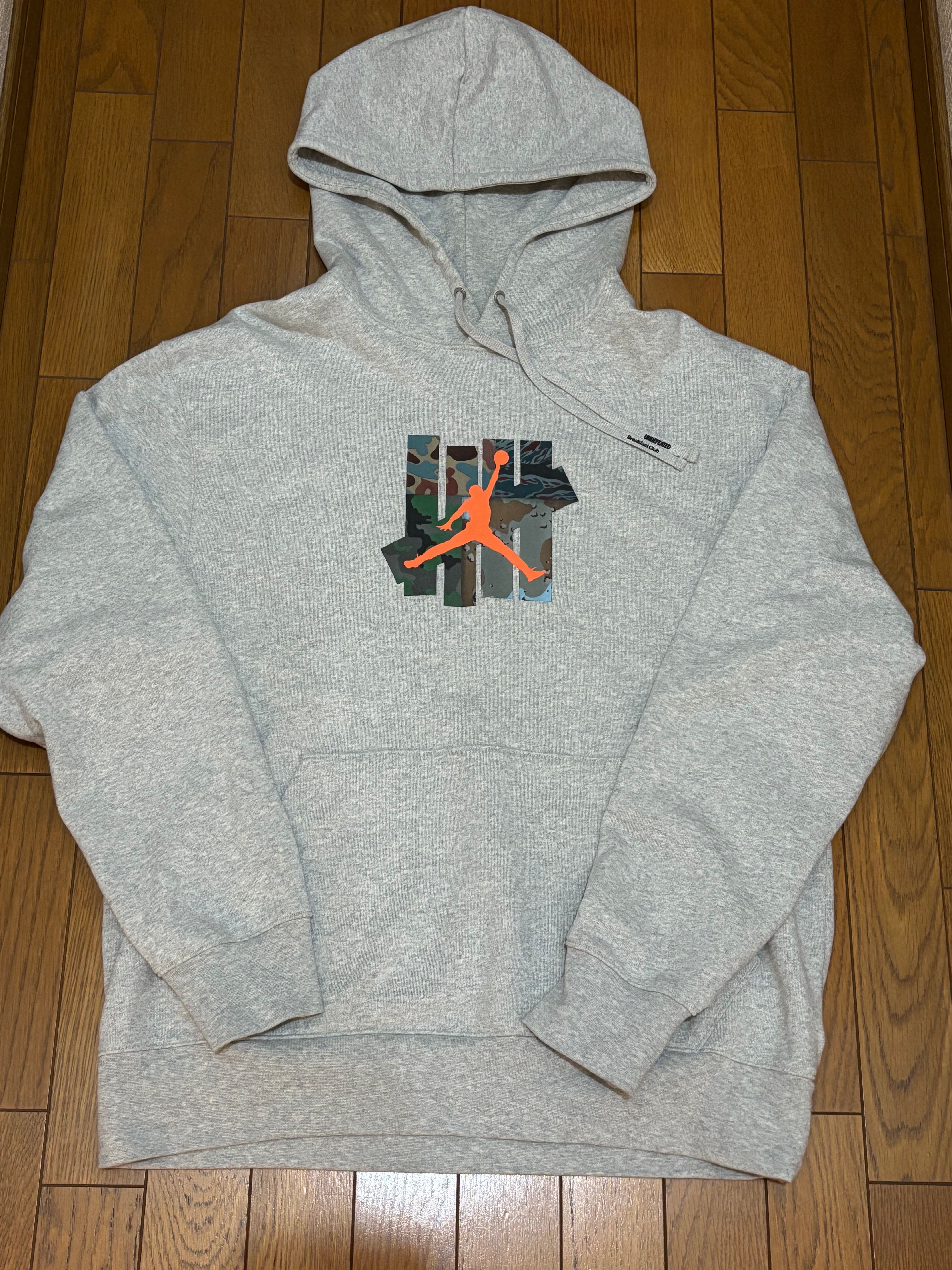 UNDEFEATED x JORDAN L/S Hoodie "Grey"
