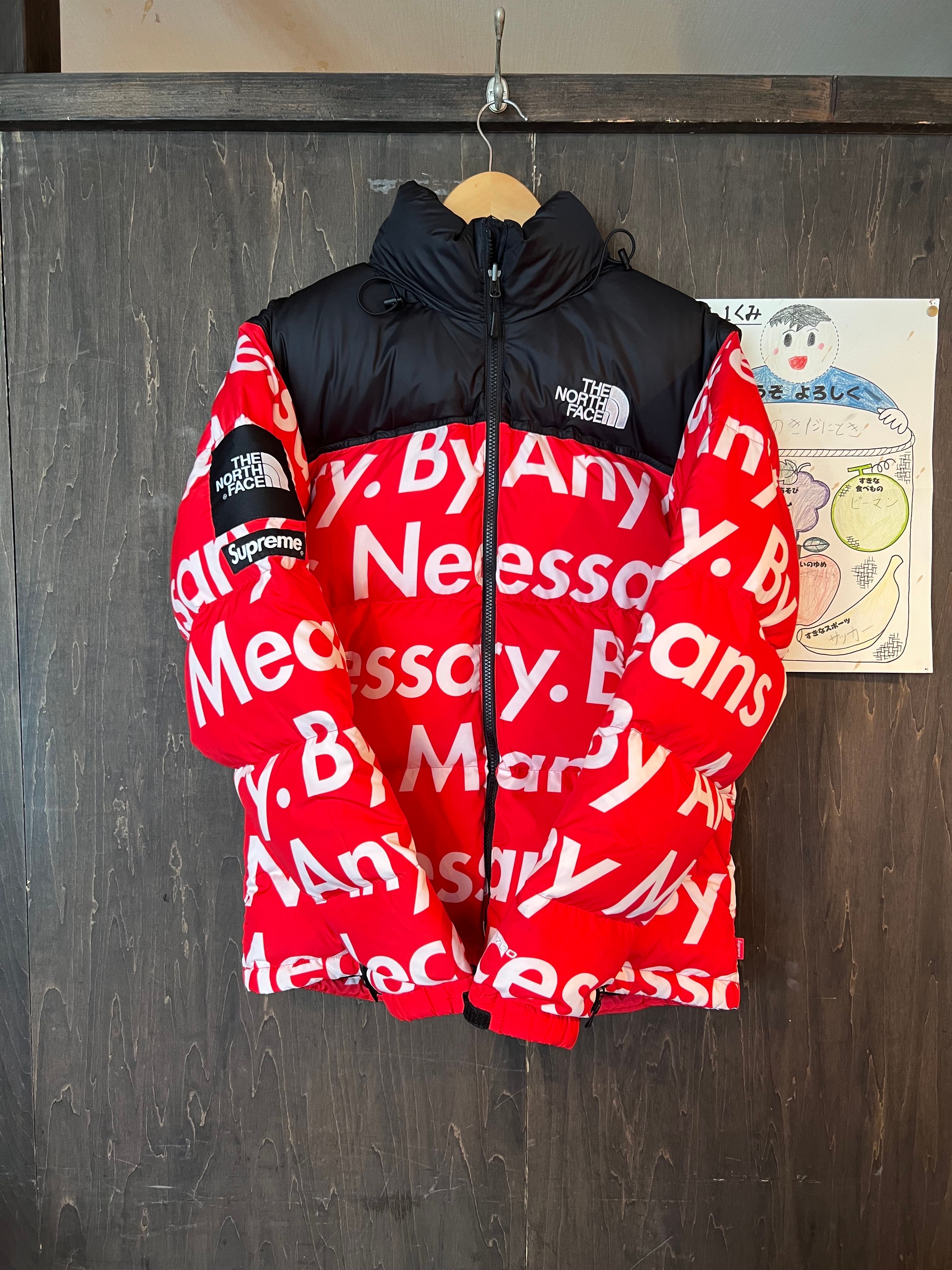 Supreme x The North Face By Any Means Nuptse Jacket "Red"