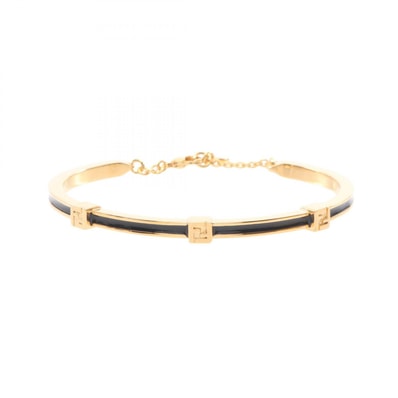 フェンディ FENDI FOREVER フォーエバー ブレスレット アクセサリー GP(ゴールドメッキ) レディース ゴールド系 / ブラック系 8AL218TL9F0A1FL 【新品】