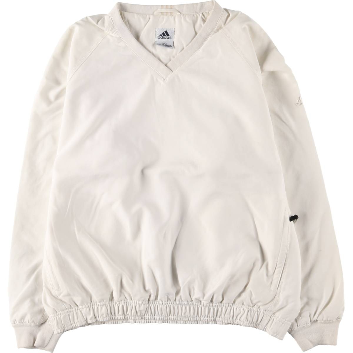 古着 00年代 アディダス adidas CLIMASHELL WIND Vネック ウォームアッププルオーバー メンズM相当/eaa527483