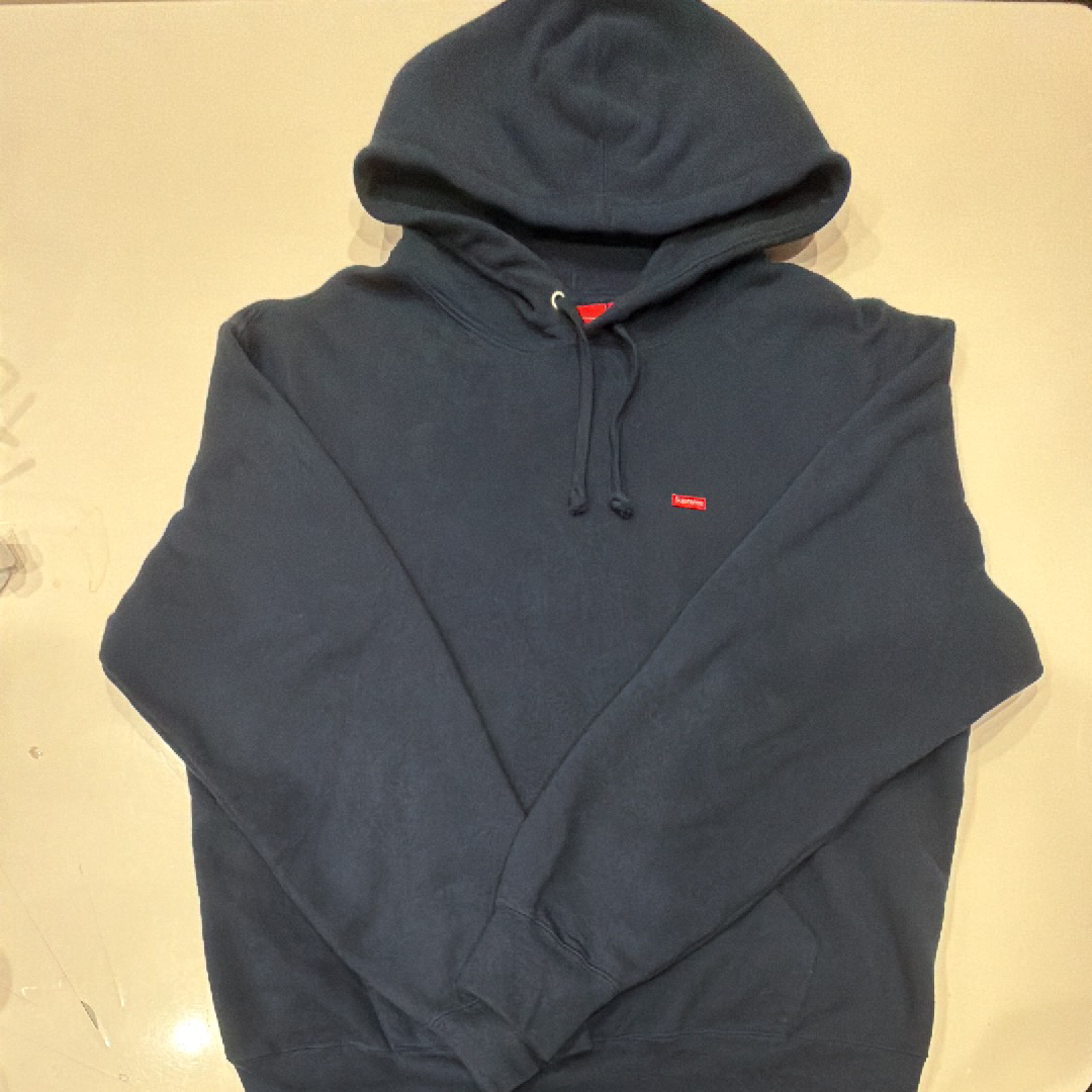 Supreme Small Box Hooded Sweatshirt "Navy" (24FW)