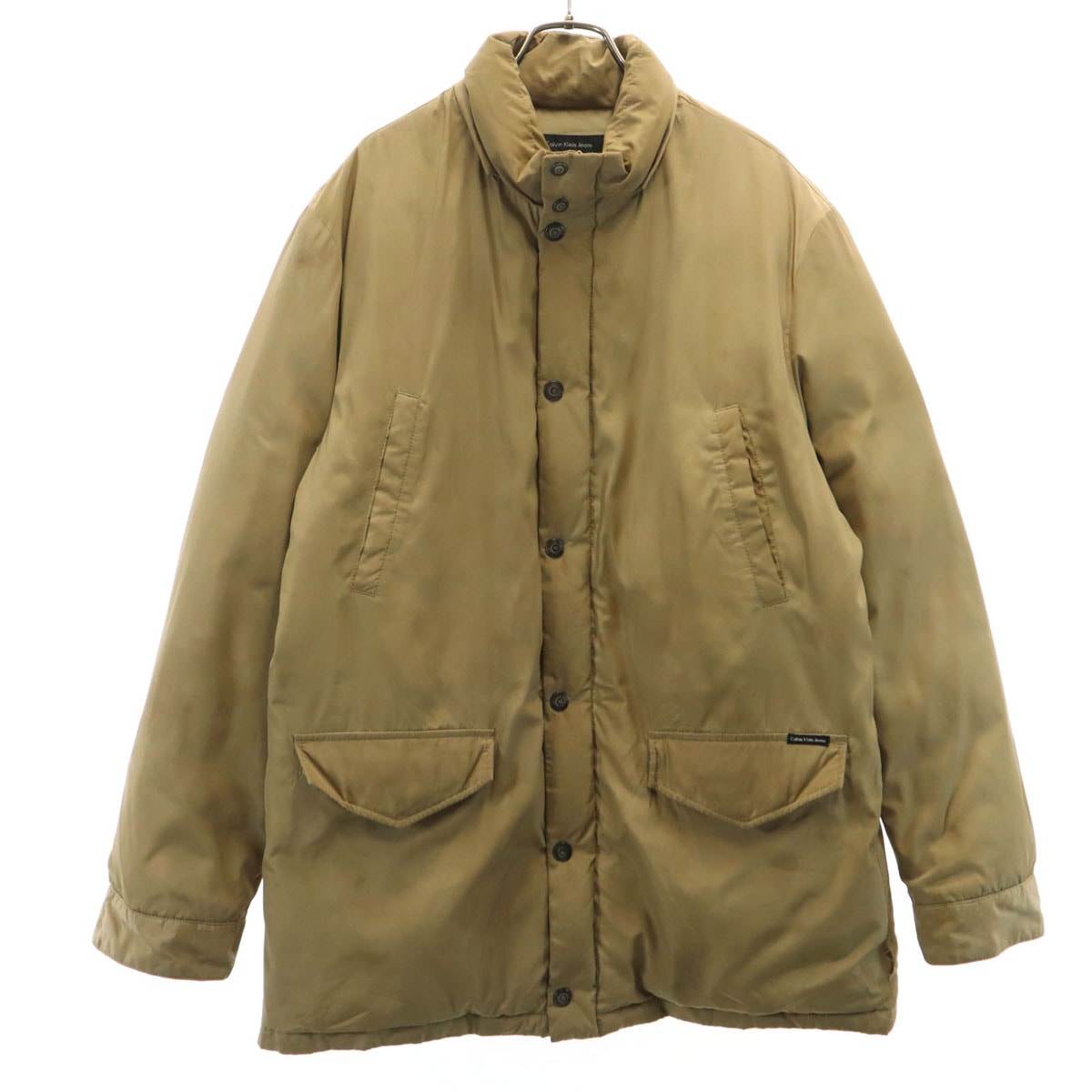 Calvin klein Jeans カルバンクラインジーンズ ダウンジャケット XL カーキベージュ