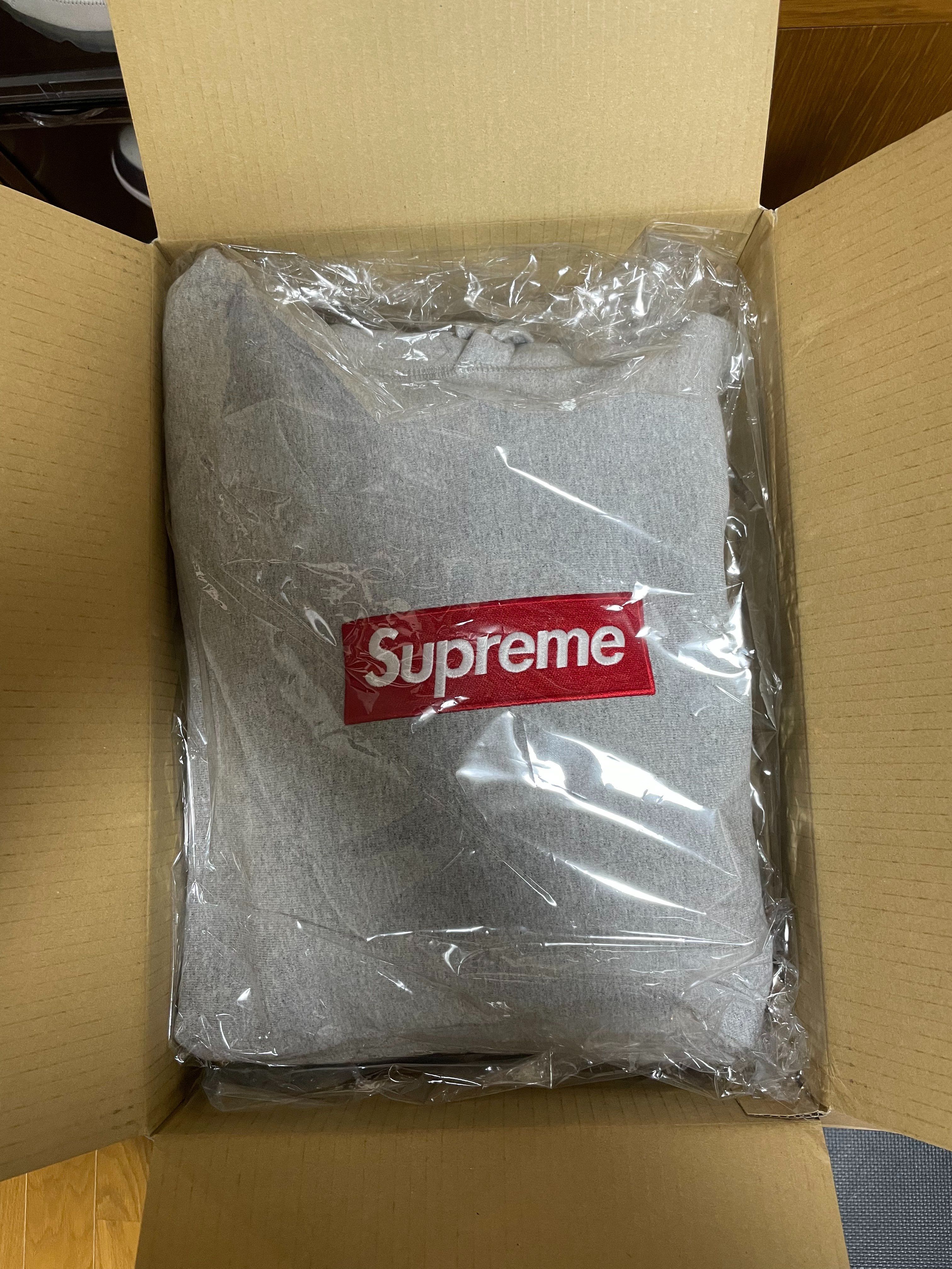 Supreme Box Logo Hooded Sweatshirt "Heather Grey" (16FW)