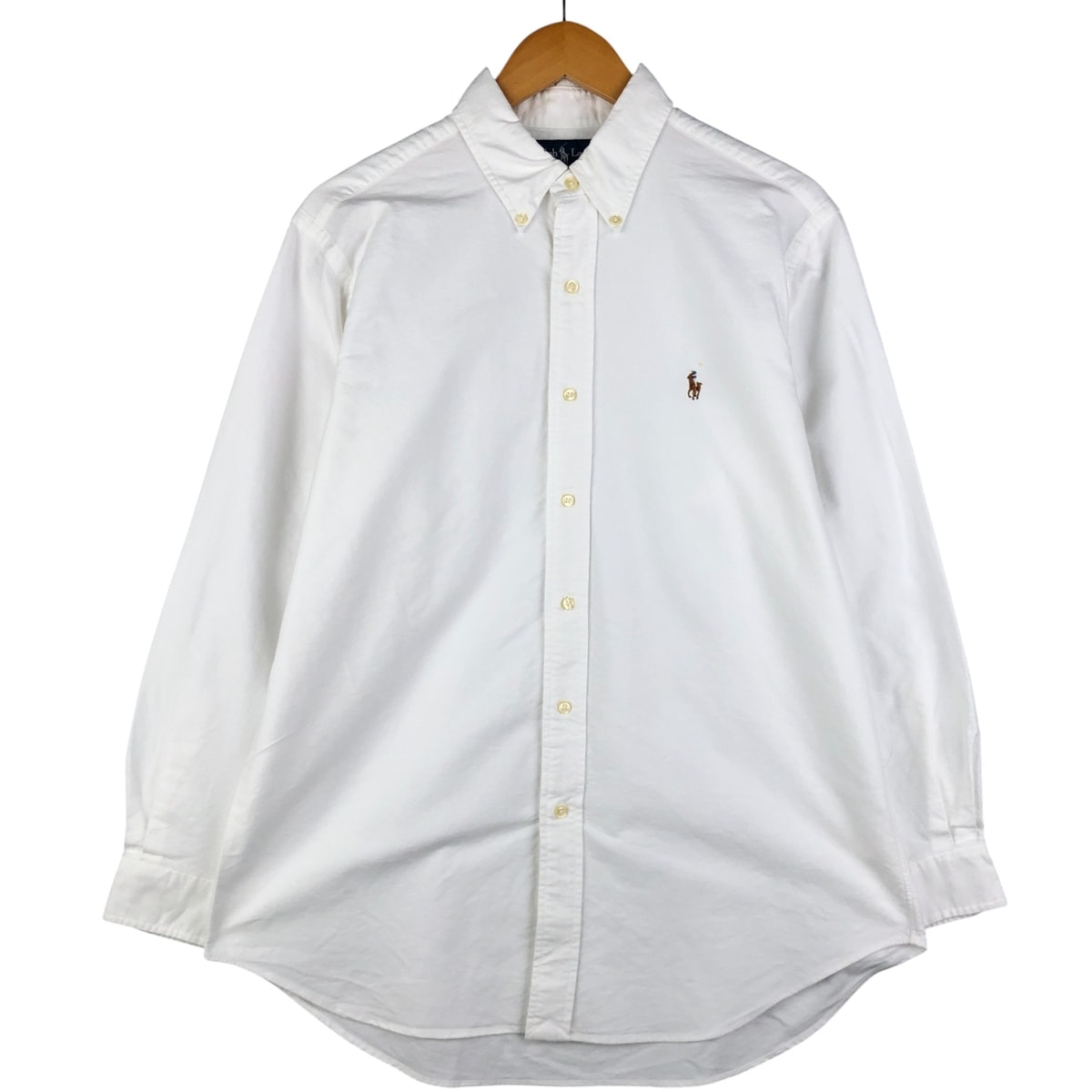 古着 ラルフローレン Ralph Lauren CLASSIC FIT クラシックフィット 長袖 ボタンダウンシャツ メンズL相当/eaa592017