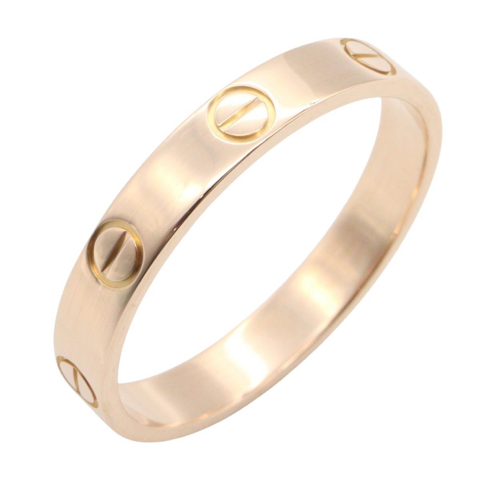 カルティエ CARTIER ミニラブリング リング・指輪 ジュエリー K18PG(ピンクゴールド) メンズ レディース ゴールド系 B4085200 【中古】