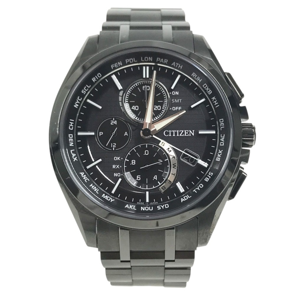 シチズン CITIZEN アテッサ ATTESA H804-T019731 エコドライブ ソーラー メンズウォッチ ウォッチ 腕時計 チタン ブラック