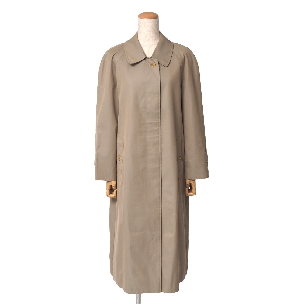 BURBERRY バーバリー ヴィンテージ ステンカラーコート サイズ11AB3 着丈111 裏チェック柄 ブランド古着【中古】20260824/RB0601