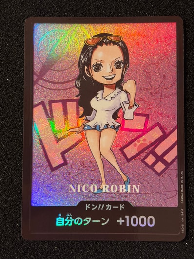 ドン!!カード : ニコ・ロビン (プレミアムカードコレクション「熊本県スペシャル」)