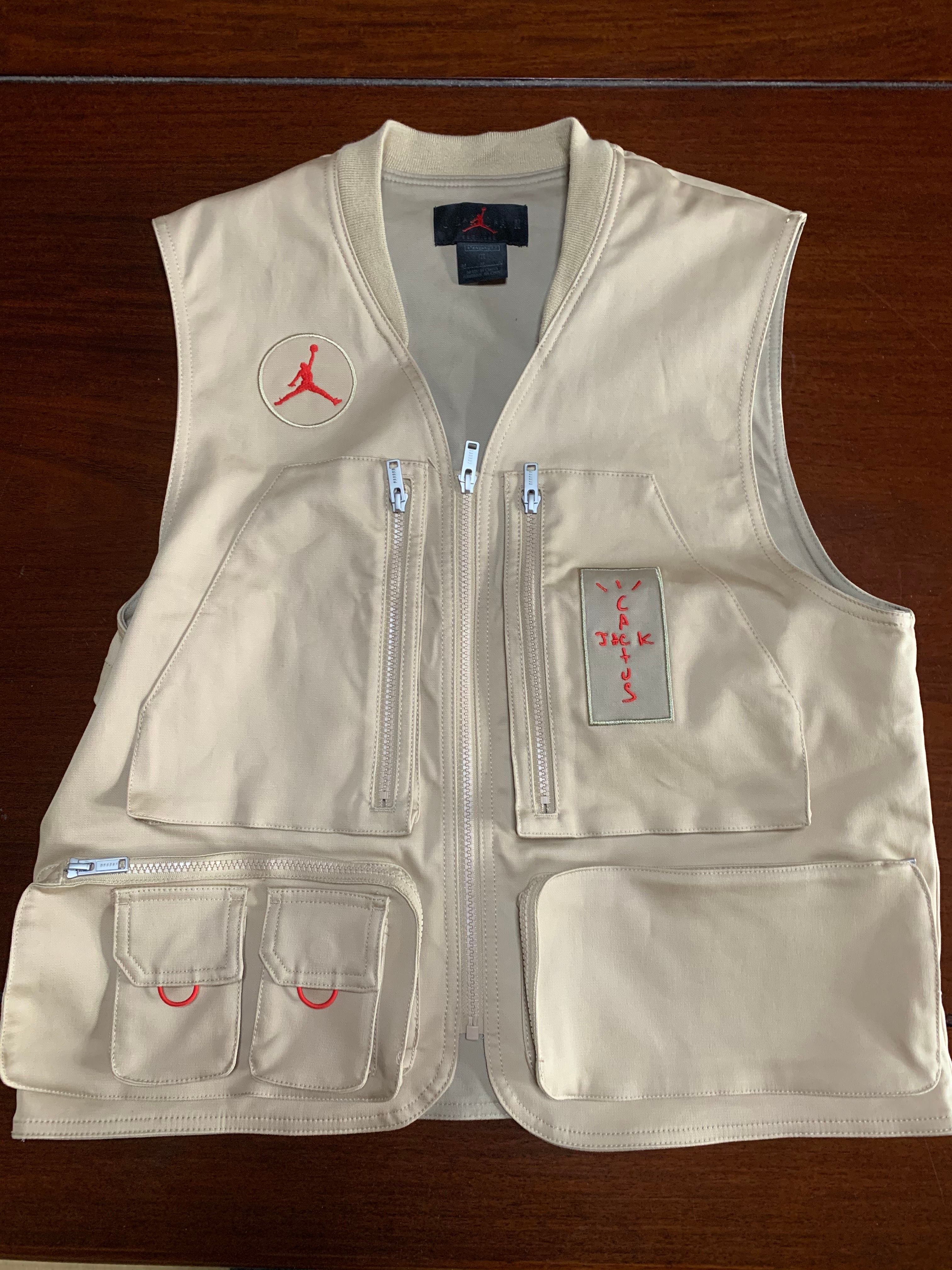 Air Jordan x Travis Cactus Jack Utility Vest "Khaki Desert"