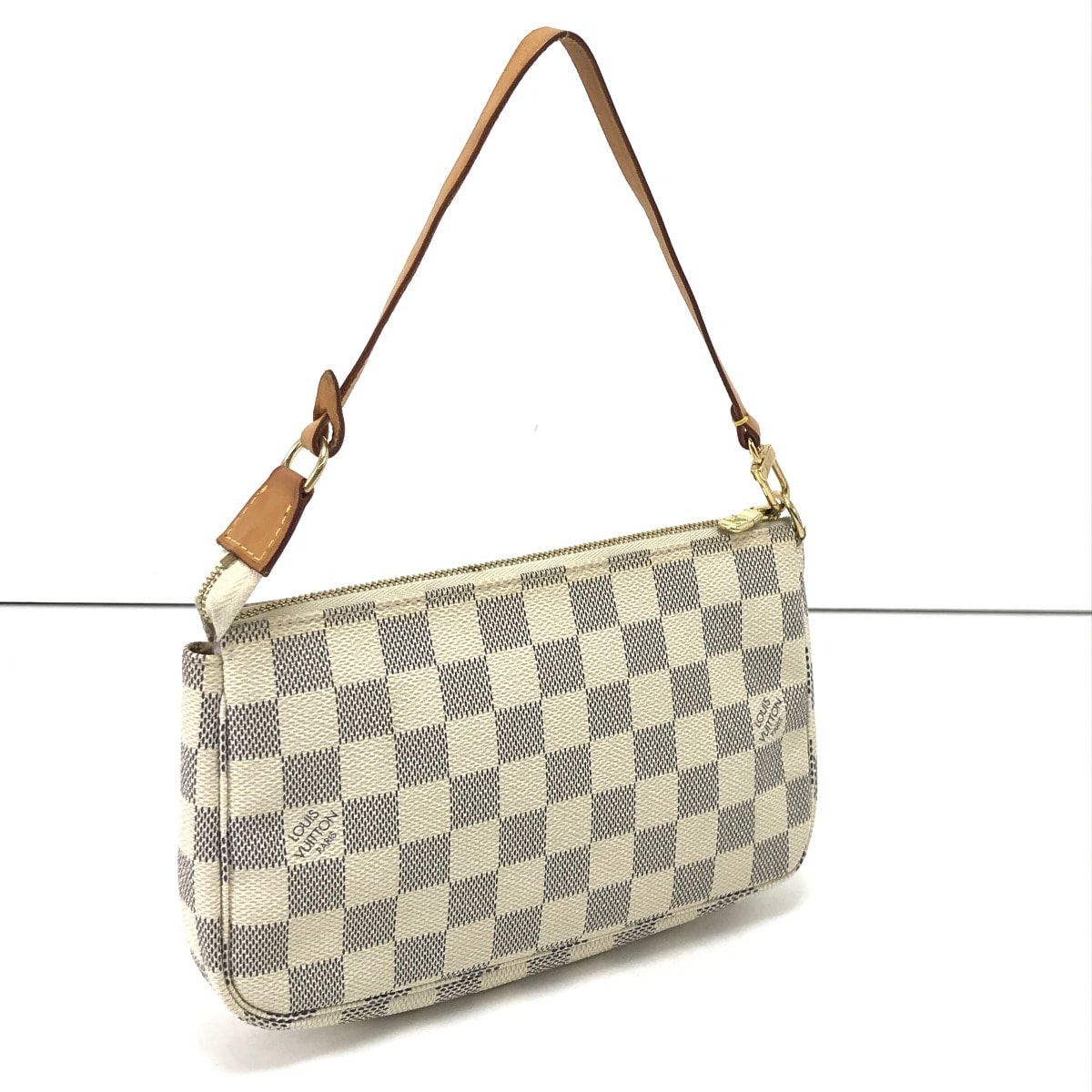 LOUIS VUITTON ルイヴィトン ハンドバッグ ダミエ・アズール ポシェットアクセソワール N41207 ホワイト
