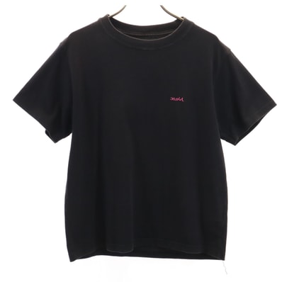 X-girl エックスガール バックプリント 半袖 Tシャツ M ブラック