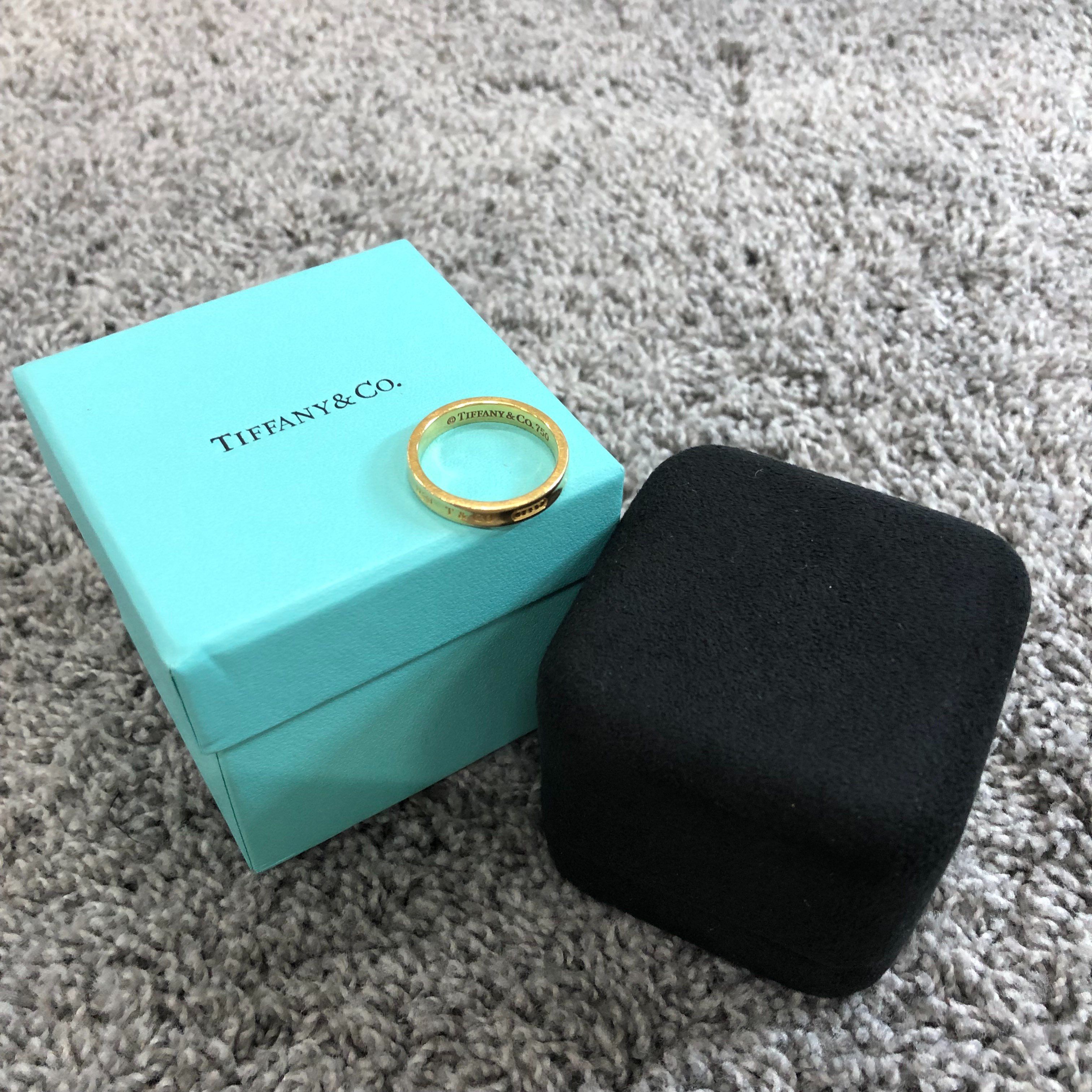 Tiffany & Co 1837 Ring Narrow "Gold"