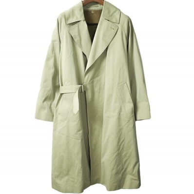 COMOLI コモリ 20AW 日本製 コットンギャバ タイロッケンコート S03-04014 2 BEIGE ギャバジン ライナー付き アウター mc68194