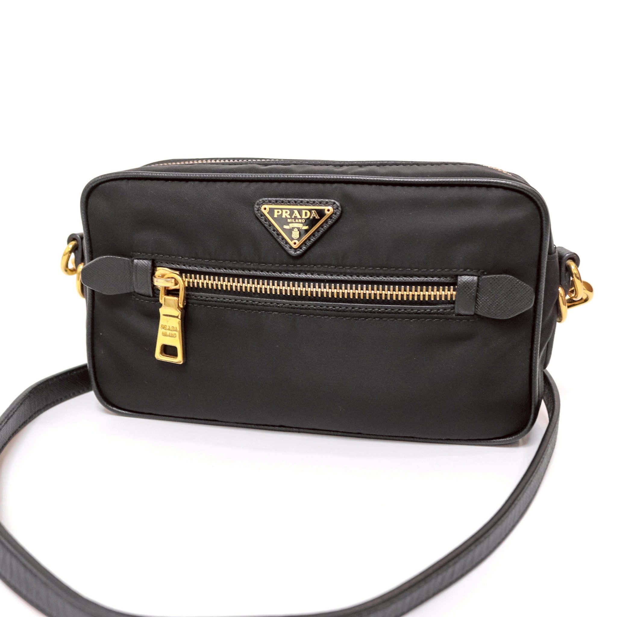 【極品】PRADA プラダ BT0773 ショルダーバッグ ポシェット ブラック