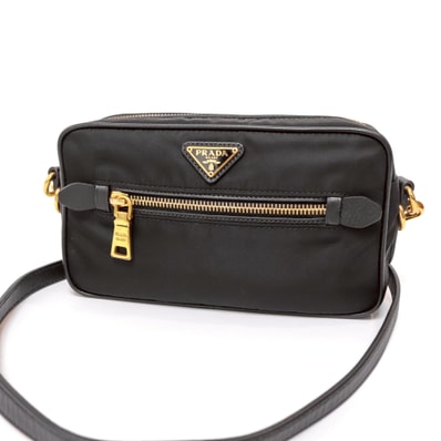 【極品】PRADA プラダ BT0773 ショルダーバッグ ポシェット ブラック