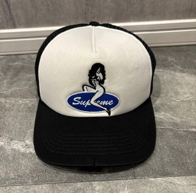 Supreme Pin Up Mesh Back 5-Panel "Black"