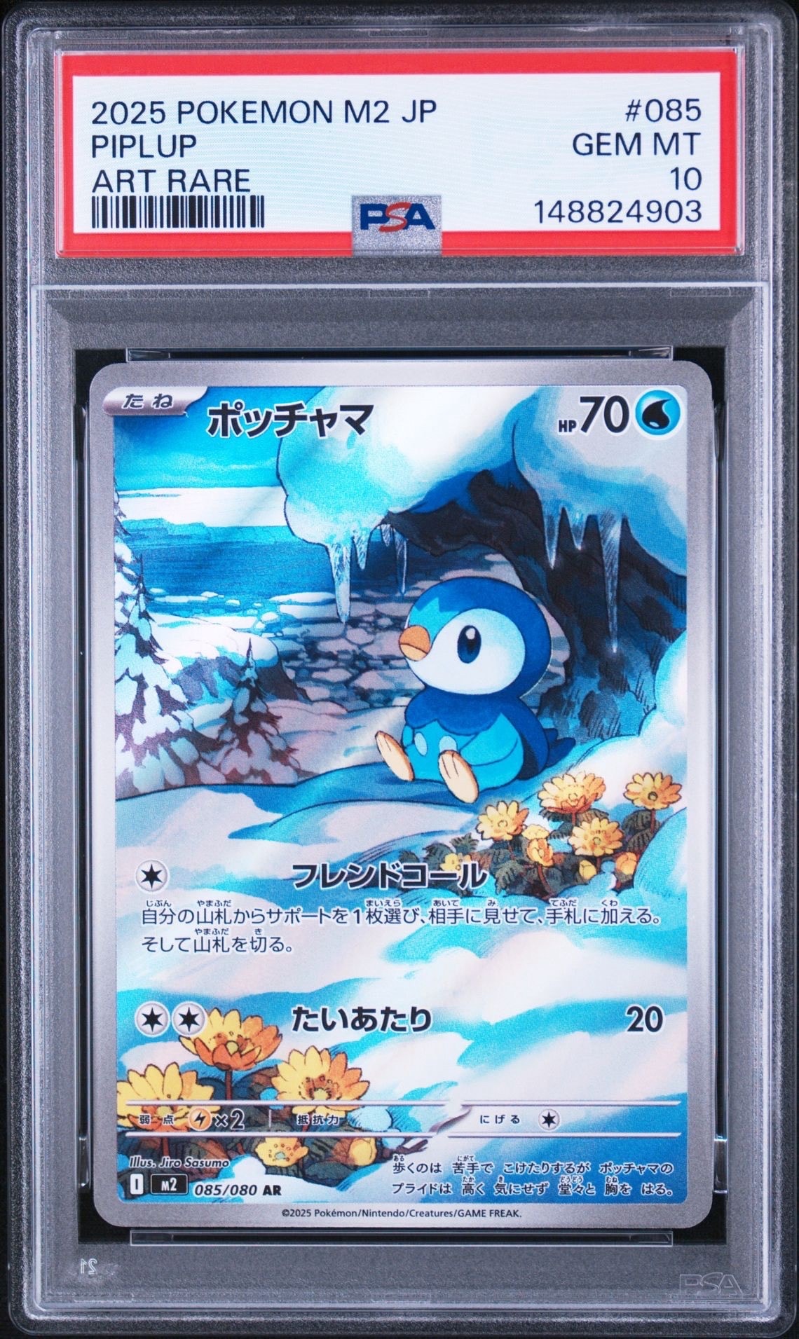PSA10】ポッチャマ AR [M2 085/080](拡張パック「インフェルノX」) 1枚