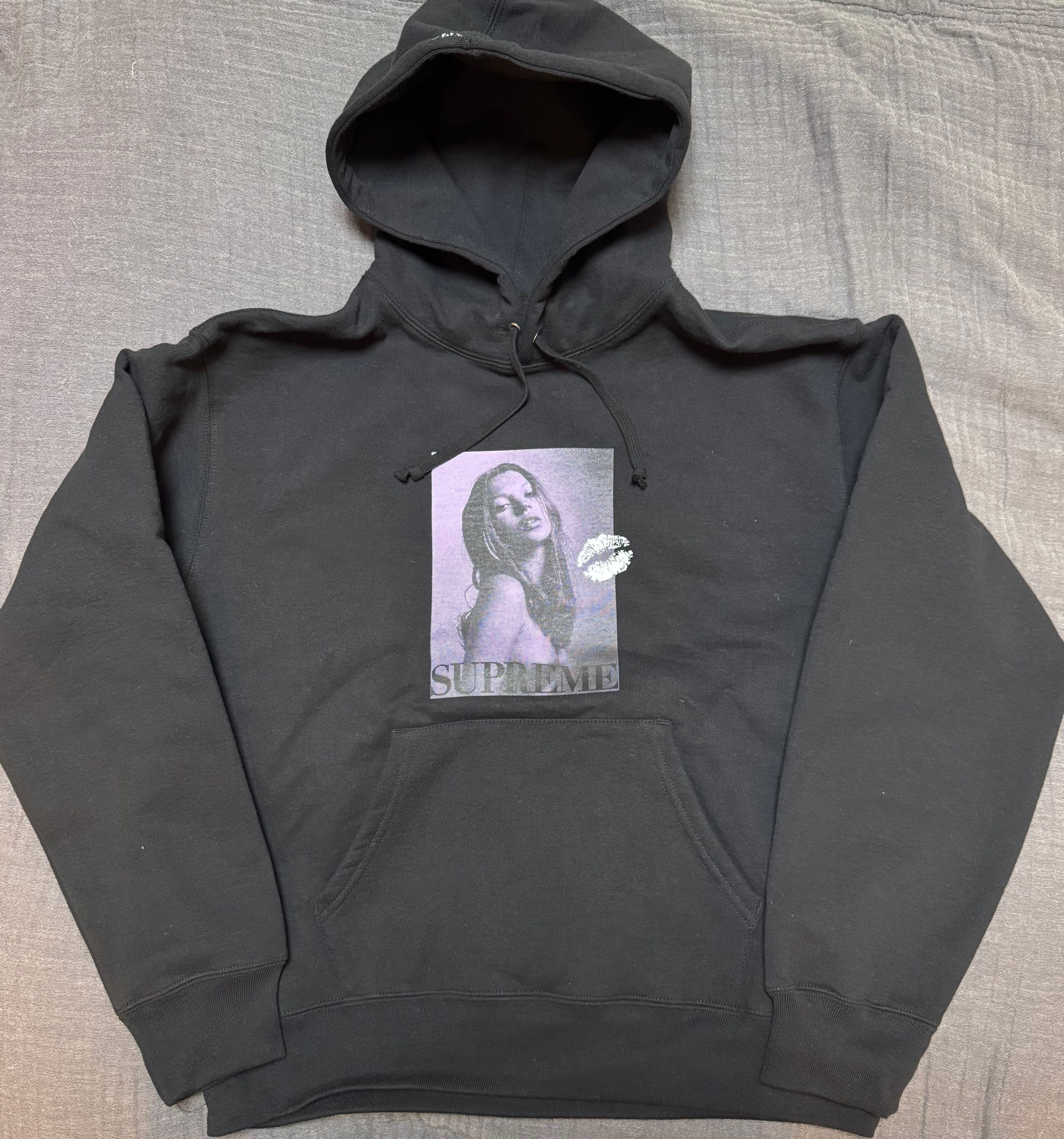 Supreme Kate Moss Hooded Sweatshirt "Black"