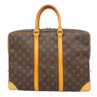 【6dd4502】ルイヴィトン ブリーフケース モノグラム ポルトドキュマンヴォワヤージュ M40226 ブラウン【中古】メンズ