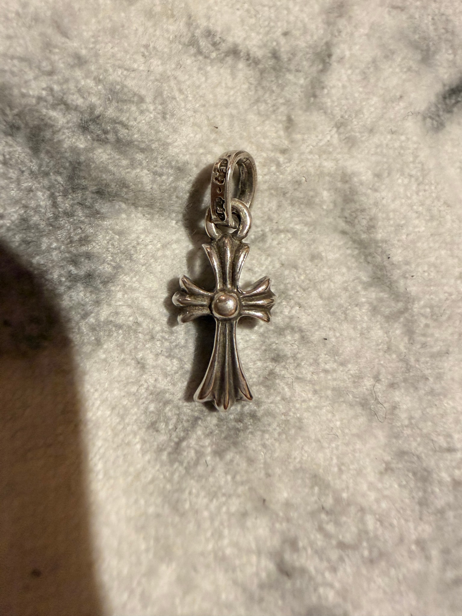 Chrome Hearts Cross Baby Fat Charm "Silver"