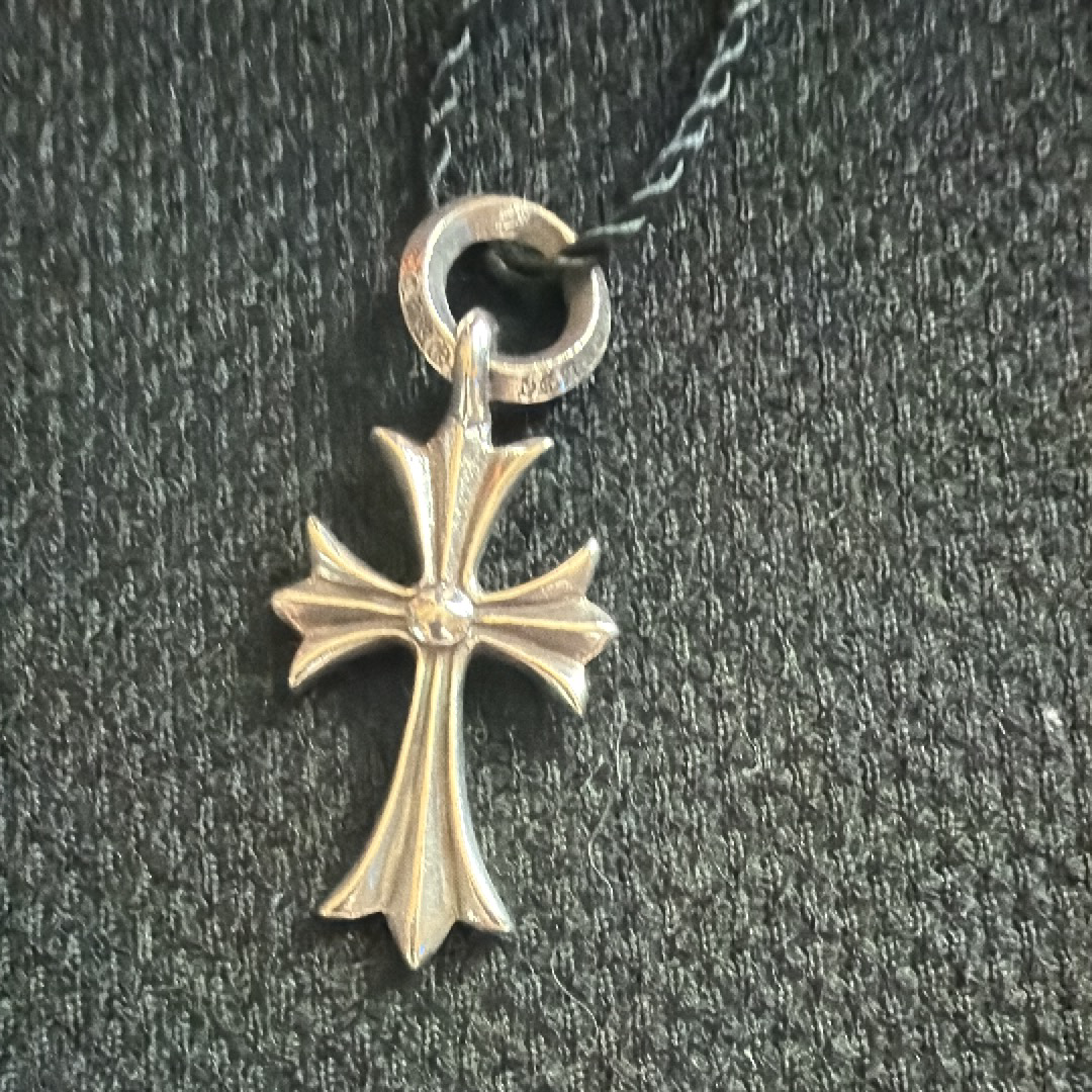 Chrome Hearts Tiny CH Cross Charm "Silver"