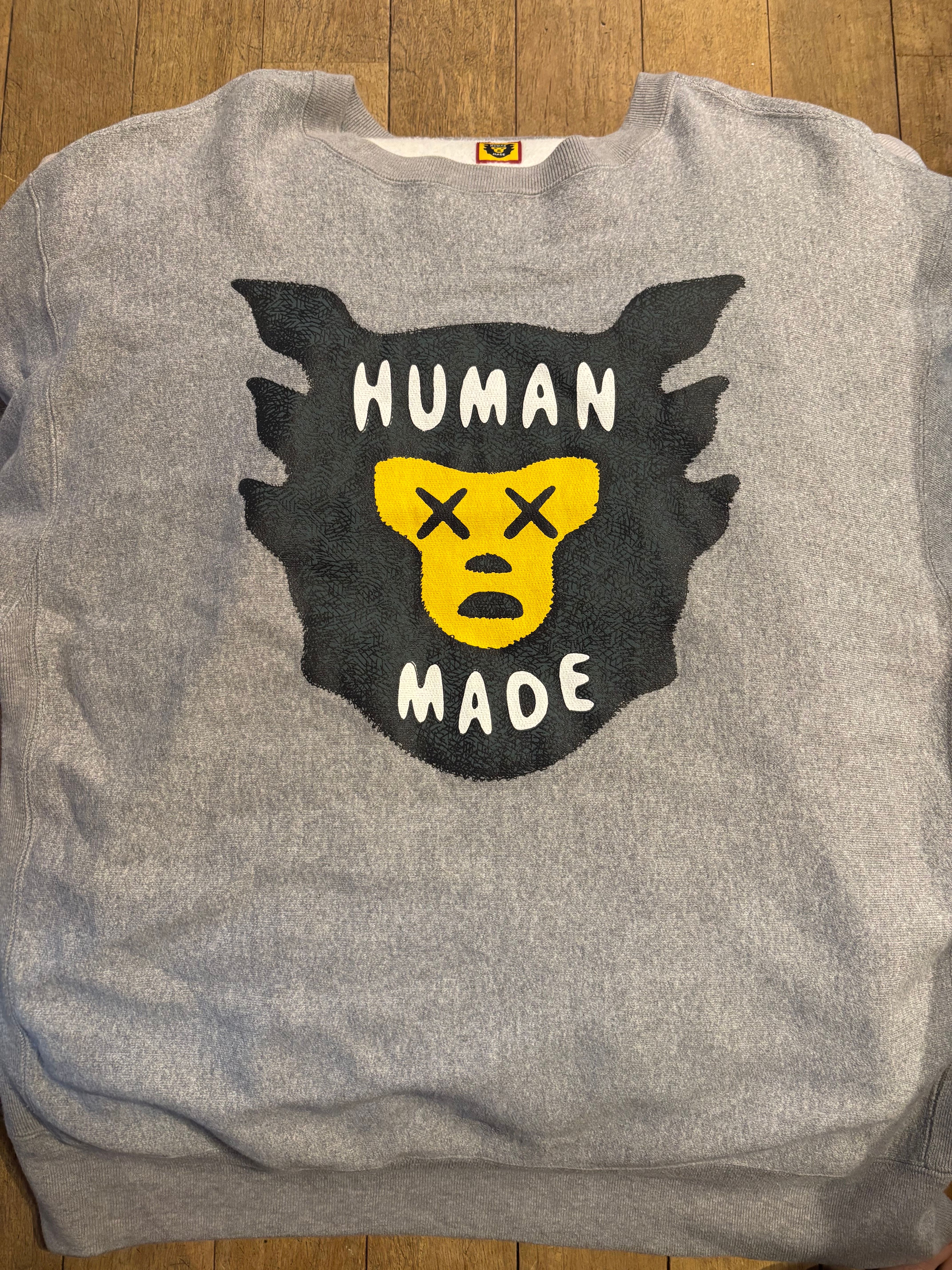HUMAN MADE x KAWS SWEATSHIRT #1 "Grey"