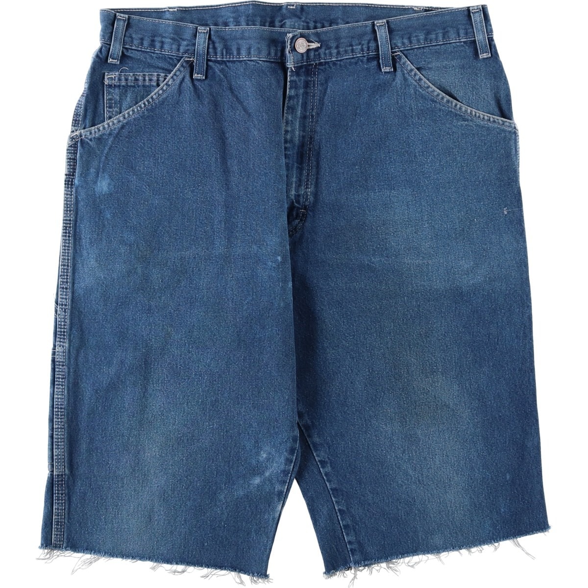 古着 ディッキーズ Dickies カットオフ デニムペインターショーツ ハーフパンツ メンズw36相当/eaa656875