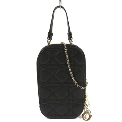 極美品 クリスチャンディオール レディディオールフォンポーチ S0872ONMJ