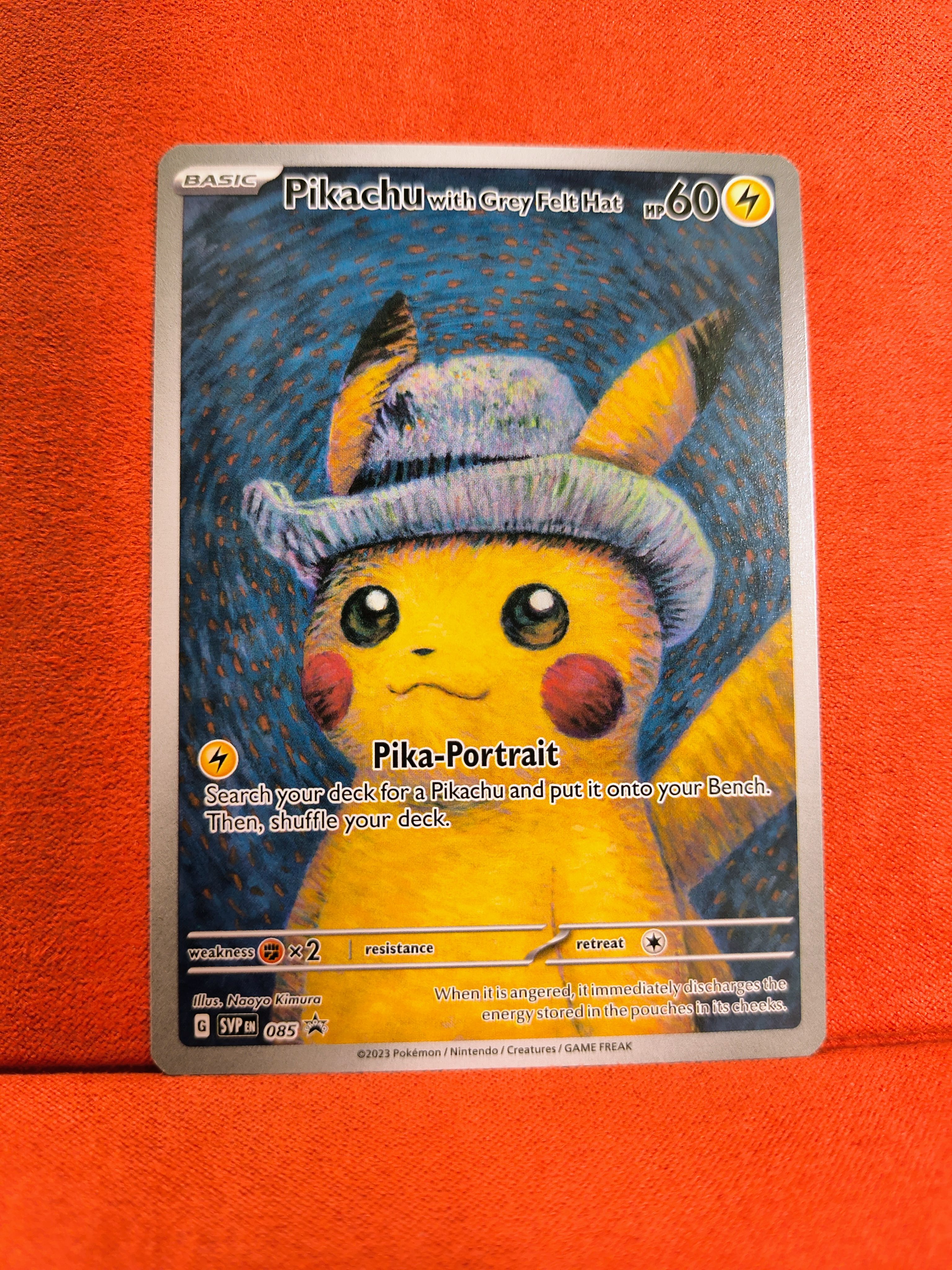 ポケモン - ピカチュウ : プロモ [SVP EN 085](「ゴッホ展」 PSA10】ピカチュウ ゴッホ プロモ 開封済 PROMO 085/SVPの通販