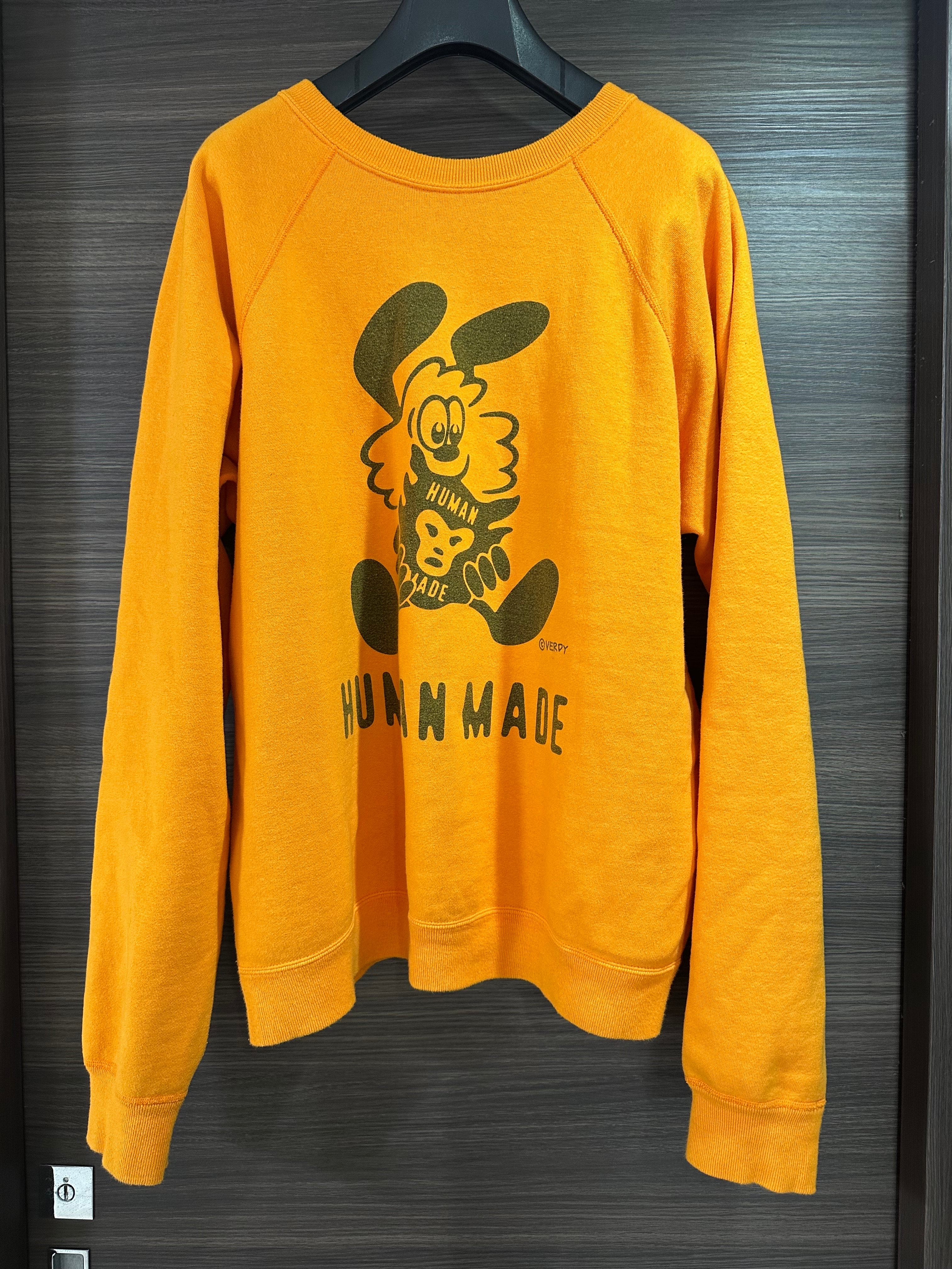 HUMAN MADE x VERDY Complex Con HK Crewneck Sweat "Orange"