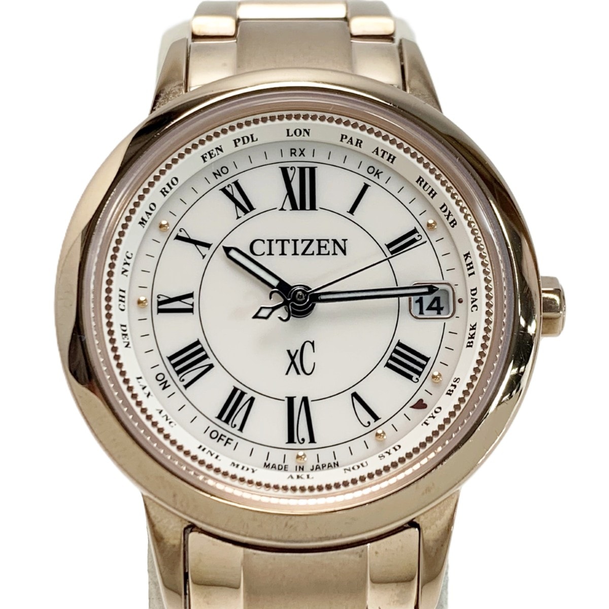 CITIZEN シチズン XC クロスシー ライトピンク H240-T022740 腕時計 電波ソーラー レディース