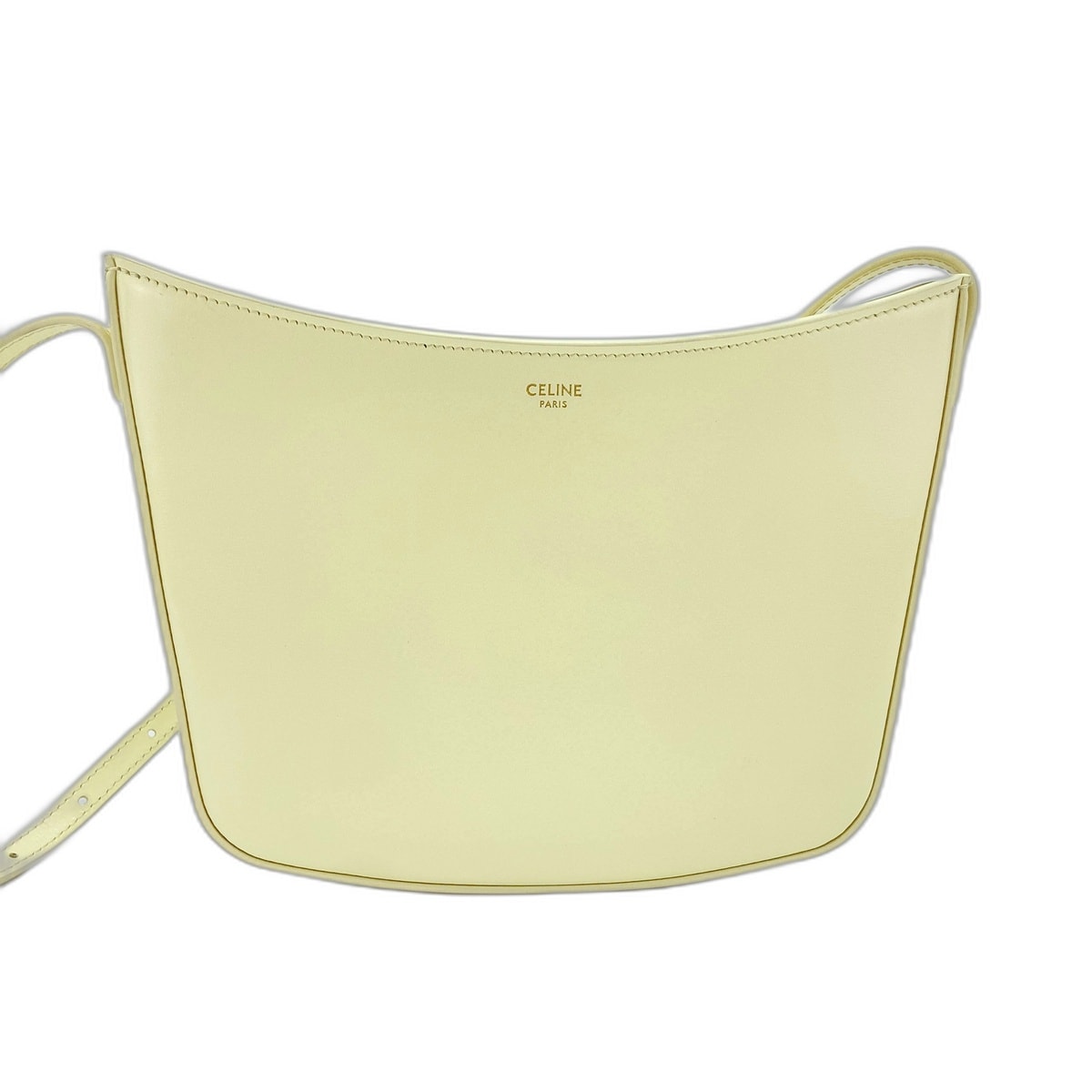 セリーヌ CELINE ミディアムクロックバッグ ショルダーバッグ レザー【中古】