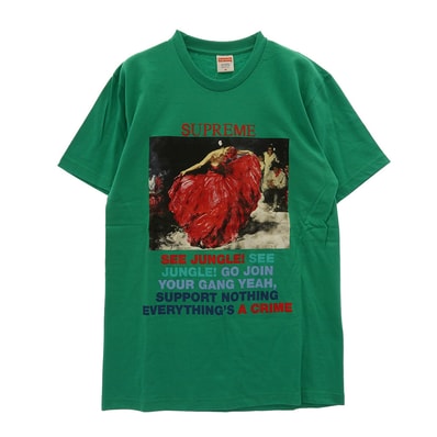 Supreme シュプリーム Tシャツ 16SS Dancer Tee ダンサー プリント 半袖 Tシャツ カットソー グリーン系 M【新古品】【未使用】【中古】
