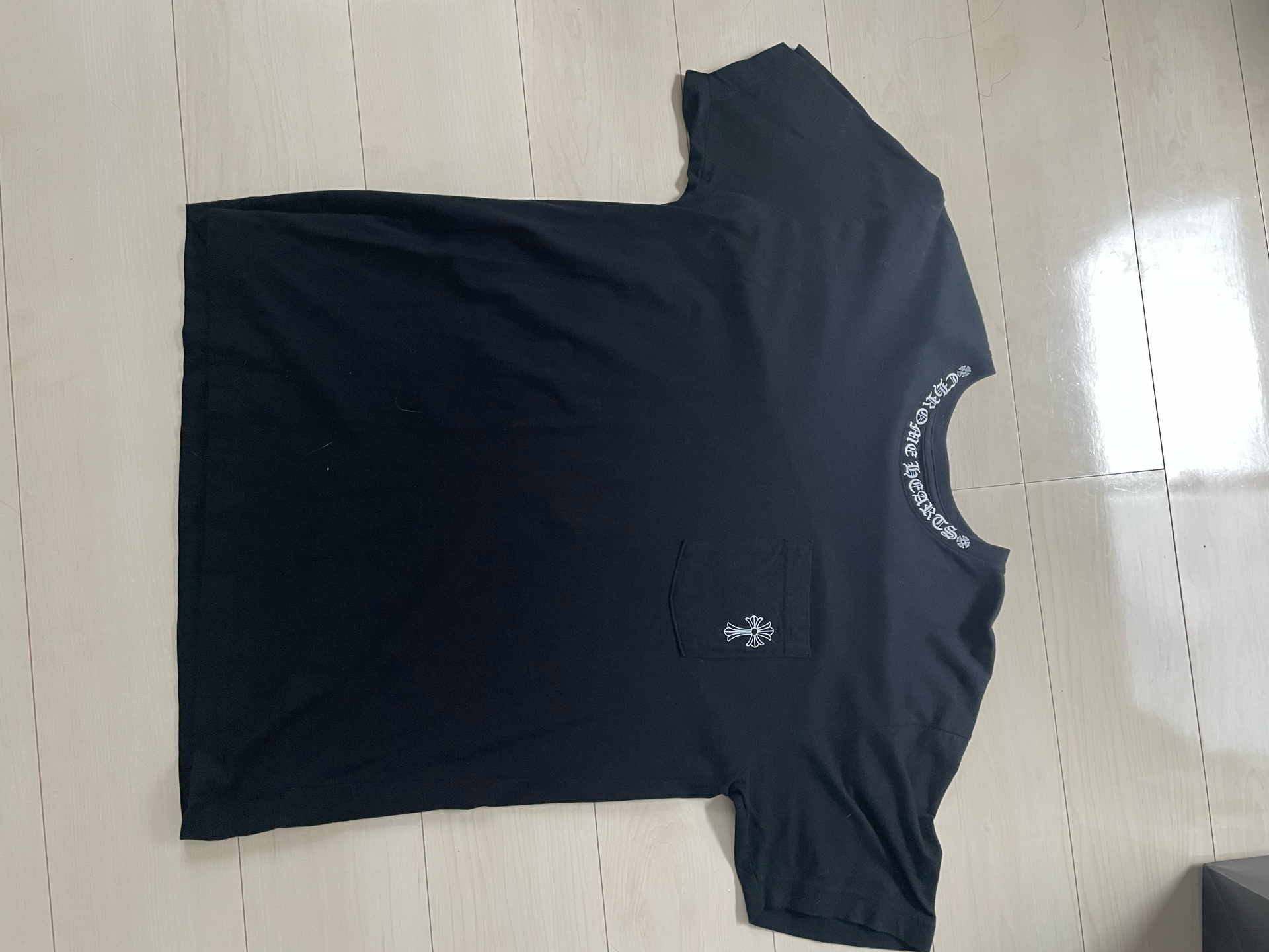 Chrome Hearts Neck Logo T-Shirt "Black"