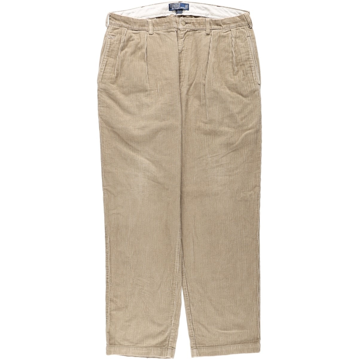 古着 ラルフローレン Ralph Lauren POLO by Ralph Lauren ANDREW PANT ツータック コーデュロイパンツ メンズw37相当/eaa681964
